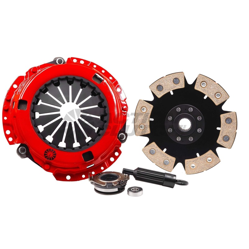 Action Clutch Stage 6 Iron Button 6-Puck Rigid Clutch Kit | 2006-2011 Mazda Miata MX-5 2.0L 5MT (ACR-0882)