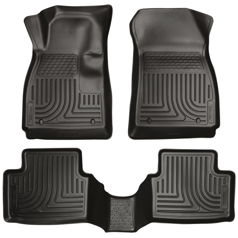 2011 Buick Regal WeatherBeater Combo Black Floor Liners by Husky Liners (98151)