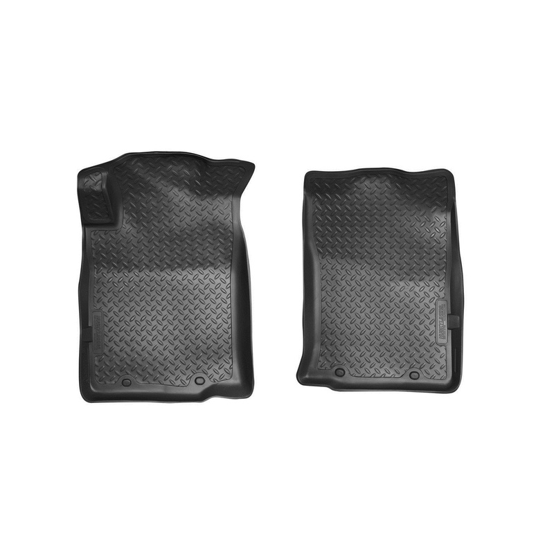 2012 Toyota Tacoma Regular/Access/Double Cab Classic Style Black Floor Liners by Husky Liners (35471)