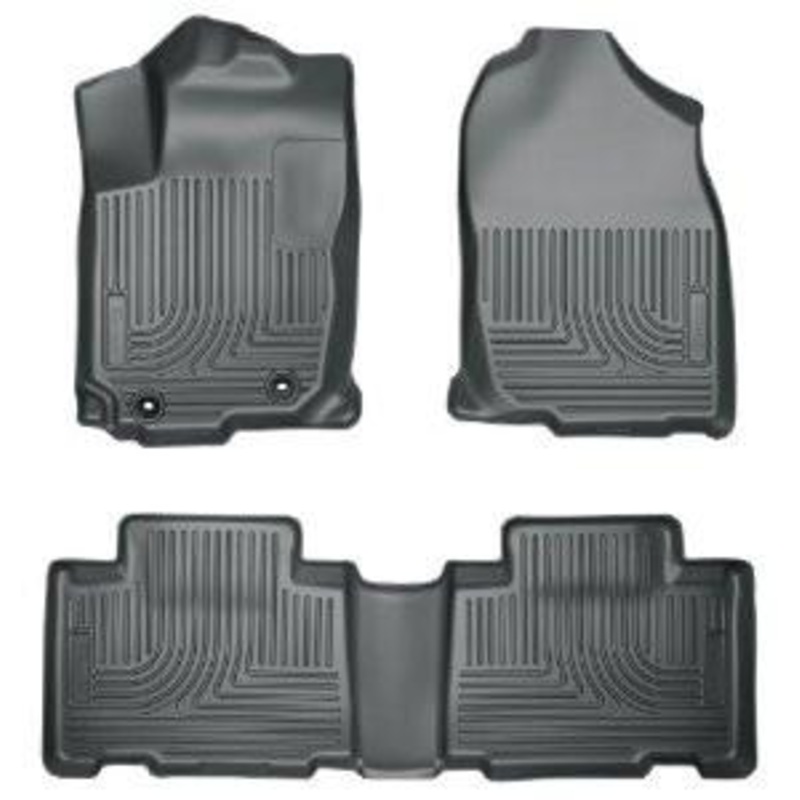 2013 Honda Accord WeatherBeater Black Front & 2nd Seat Floor Liners (4-Door Sedan Only) by Husky Liners (98481)
