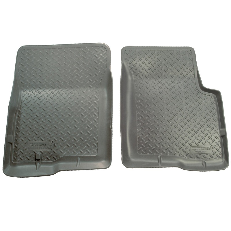 2001-2004 Toyota Tacoma Double Cab Classic Style Gray Floor Liners by Husky Liners (35452)