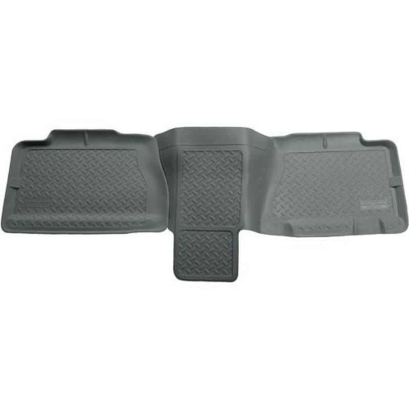 2001-2006 Chevy Suburban/Yukon XL/Denali XL Classic Style 2nd Row Grey Floor Liners by Husky Liners (62752)