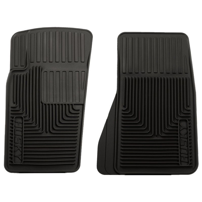 2007-2011 Jeep Wrangler (Base/Unlimited)/02-07 Liberty Heavy Duty Black Front Floor Mats by Husky Liners (51081)