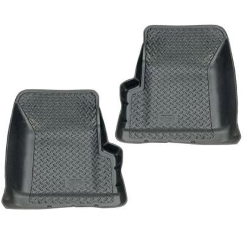 2007-2012 Jeep Wrangler (Base/Unlimited) Classic Style Black Floor Liners by Husky Liners (30521)