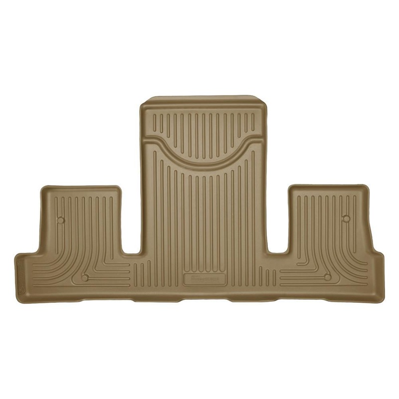 2009-2014 Chevy Traverse/07-14 GMC Acadia WeatherBeater Tan 3rd Seat Floor Liner by Husky Liners (19223)