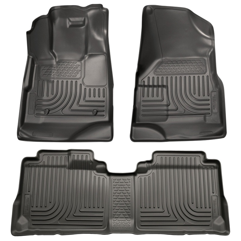 2010-2012 Chevy Equinox/GMC Terrain WeatherBeater Combo Black Floor Liners by Husky Liners (98131)