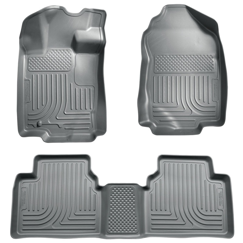 2010-2012 Ford Fusion/Lincoln MKZ (FWD) WeatherBeater Combo Gray Floor Liners by Husky Liners (98362)