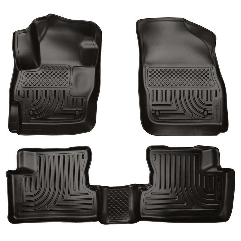 2010-2012 Mazda 3 WeatherBeater Combo Black Floor Liners by Husky Liners (98631)