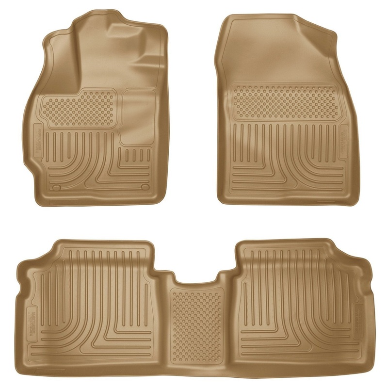 2010-2012 Toyota Prius WeatherBeater Combo Tan Floor Liners by Husky Liners (98923)