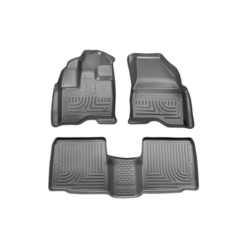 2010-2013 Ford Taurus WeatherBeater Combo Grey Floor Liners by Husky Liners (98702)