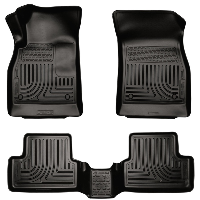 2011-2012 Chevrolet Cruze WeatherBeater Combo Black Floor Liners by Husky Liners (98161)