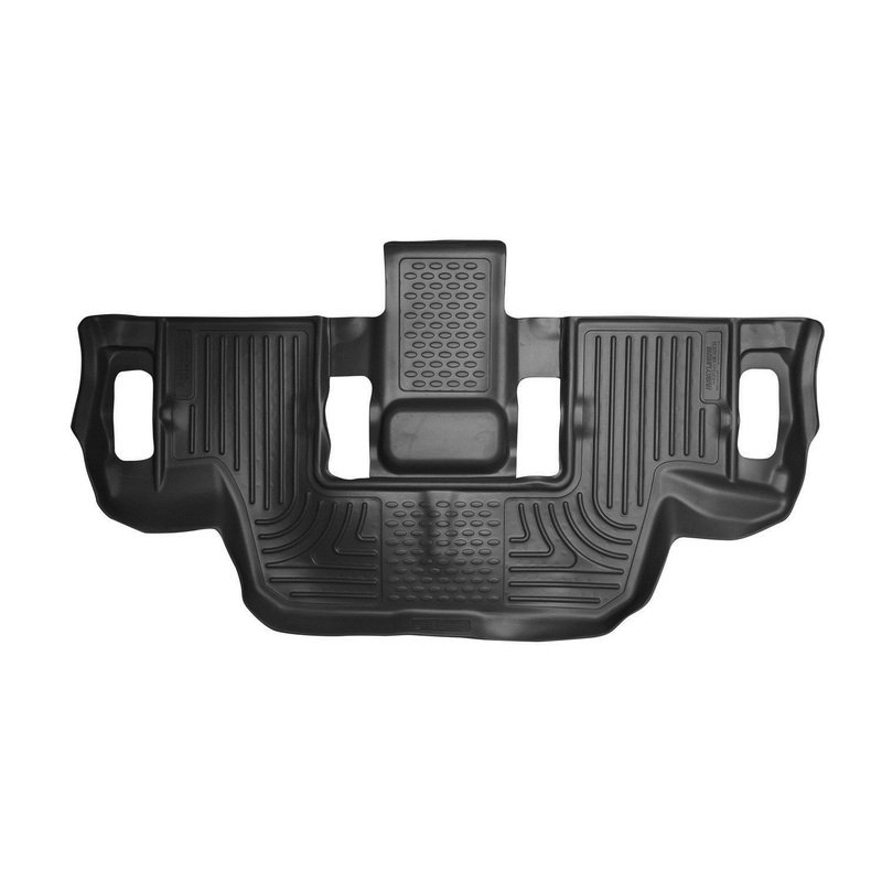 2011-2012 Ford Explorer WeatherBeater 3rd Row Black Floor Liners by Husky Liners (19761)