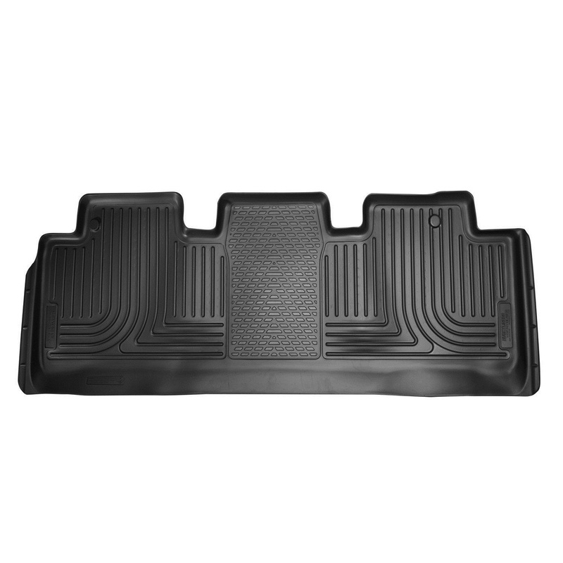 2011-2012 Honda Odyssey WeatherBeater 2nd Row Black Floor Liners by Husky Liners (19881)