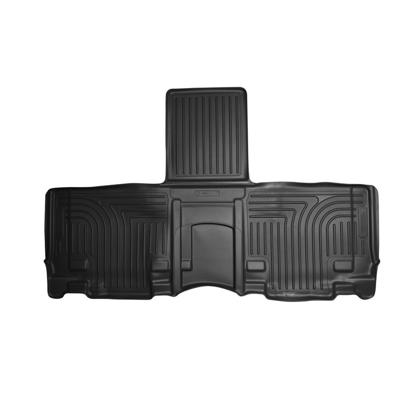 2011-2012 Toyota Sienna WeatherBeater 2nd Row Black Floor Liners by Husky Liners (19841)