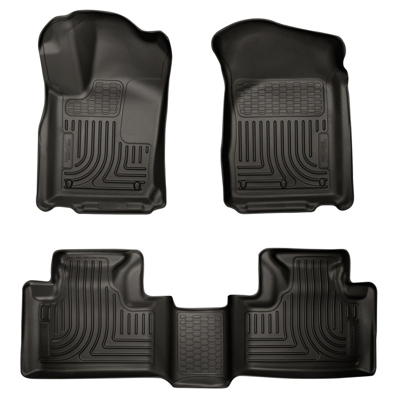 2011-2013 Dodge Durango / 11-13 Jeep Grand Cherokee WeatherBeater Combo Black Floor Liners by Husky Liners (99051)