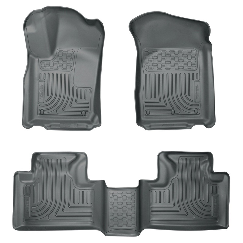 2011-2013 Dodge Durango / 11-13 Jeep Grand Cherokee WeatherBeater Combo Grey Floor Liners by Husky Liners (99052)