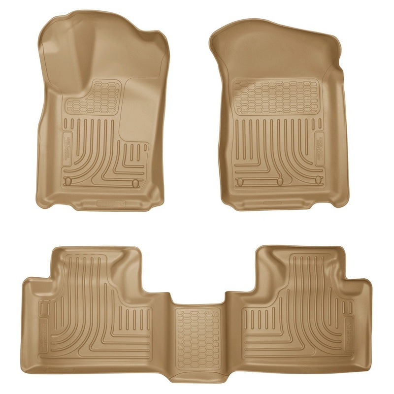 2011-2013 Dodge Durango / 11-13 Jeep Grand Cherokee WeatherBeater Combo Tan Floor Liners by Husky Liners (99053)