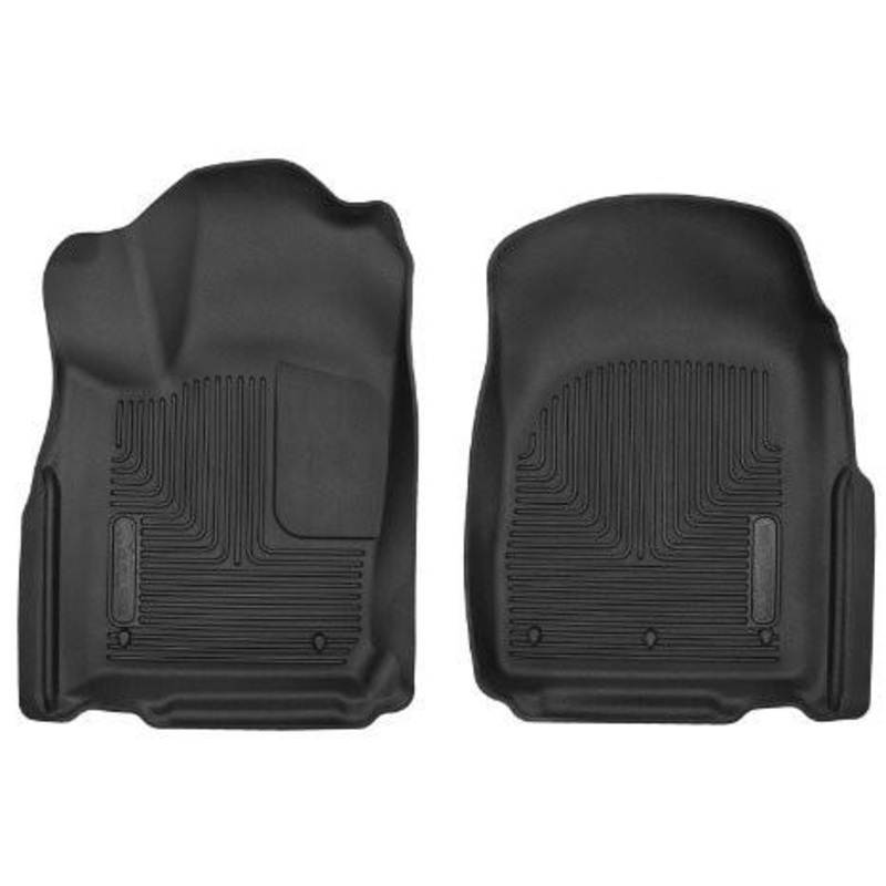 2011-2014 Dodge Durango / 11-14 Jeep Grand Cherokee X-Act Contour Black Front Floor Liners by Husky Liners (53561)