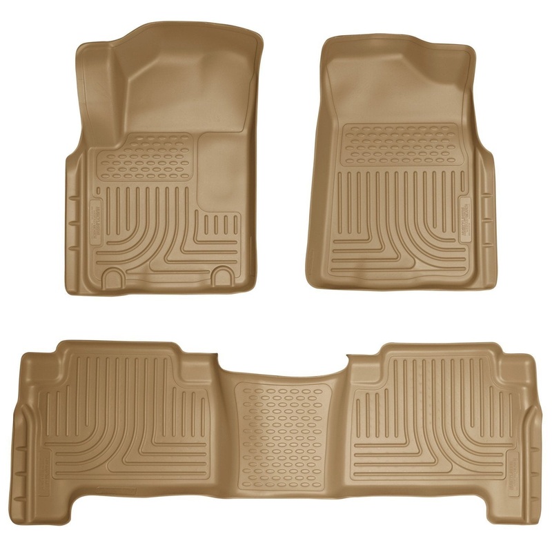 2011 Infiniti QX56 WeatherBeater Combo Tan Floor Liners by Husky Liners (98613)
