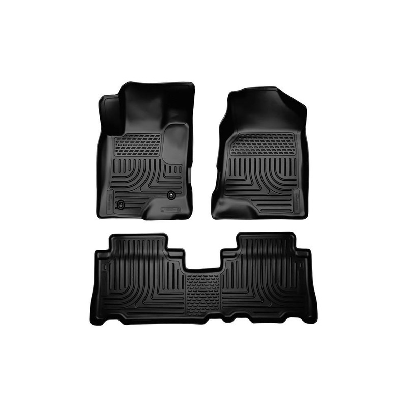 2012-2013 Chevrolet Captiva Sport Weatherbeater Series Black Front & 2nd Seat Floor Liners by Husky Liners (96321)