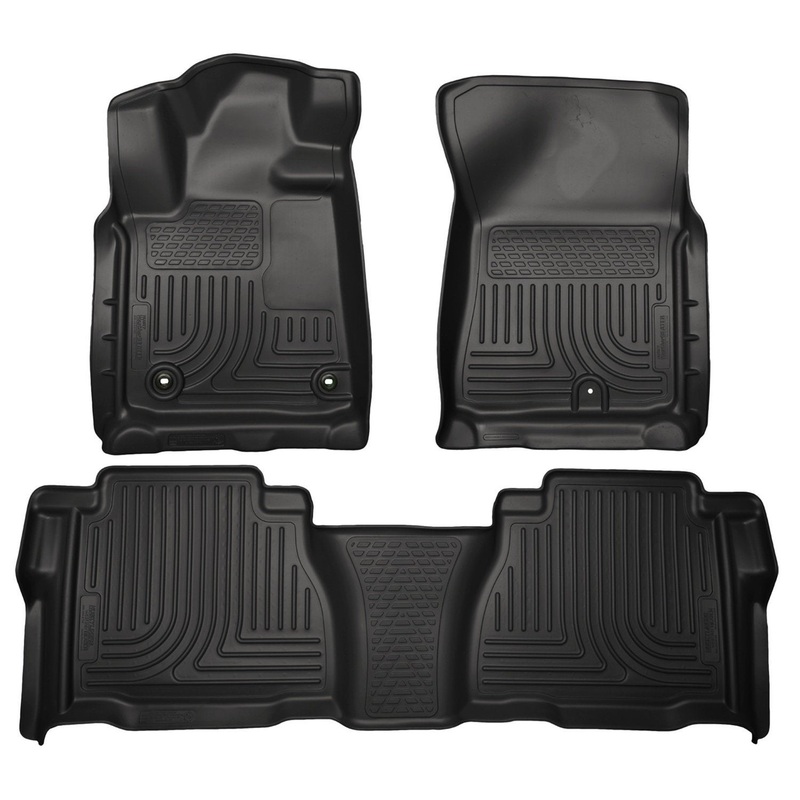 2012-2013 Toyota Tundra Weatherbeater Black Front & 2nd Seat Floor Liners by Husky Liners (99591)