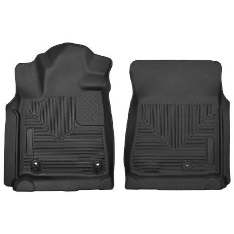 2012-2014 Toyota Tundra Pickup(Crew / Ext / Std Cab) X-Act Contour Black Front Floor Liners by Husky Liners (53711)