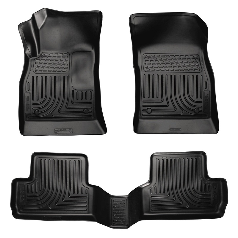 2012 Buick Verano WeatherBeater Combo Black Floor Liners by Husky Liners (98171)