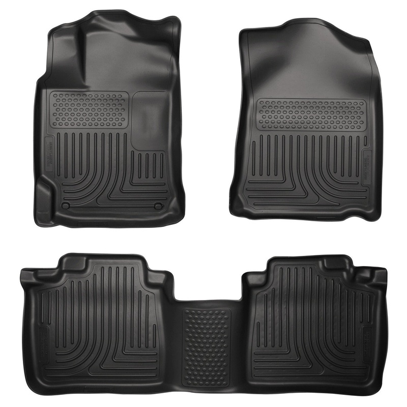 2012 Toyota Camry WeatherBeater Combo Black Floor Liners by Husky Liners (98901)