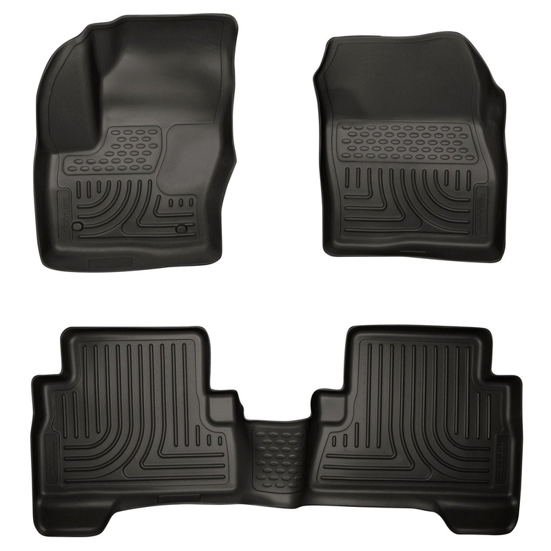 2013 Ford Escape WeatherBeater Combo Black Floor Liners by Husky Liners (99741)
