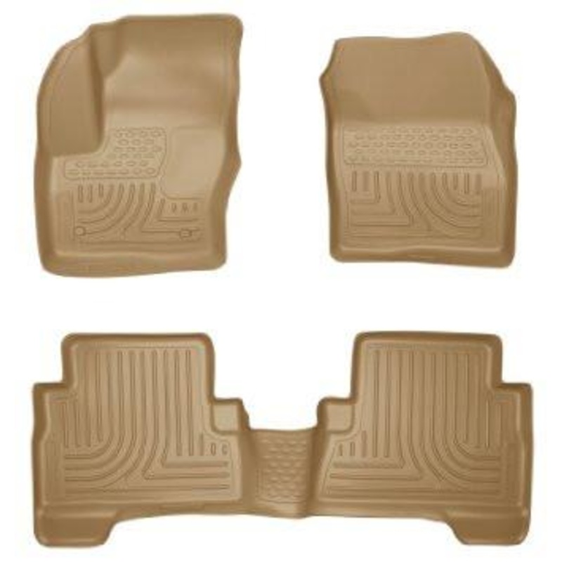 2013 Ford Escape WeatherBeater Combo Tan Floor Liners by Husky Liners (99743)