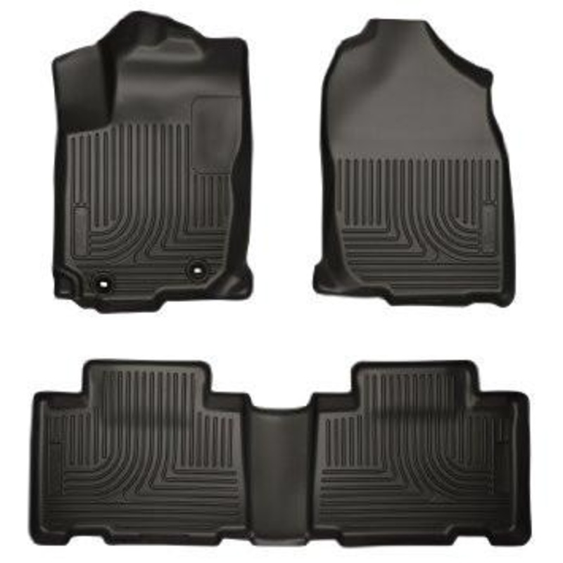 2013 Toyota RAV4 Weatherbeater Black Front & 2nd Seat Floor Liners by Husky Liners (98971)