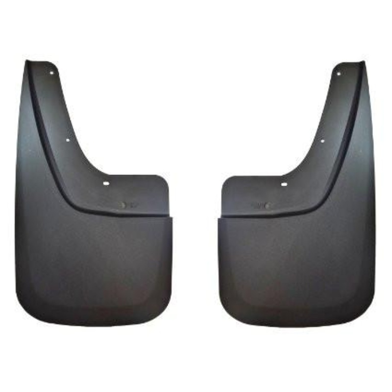 2014 GMC Sierra 1500 Custom Rear Black Mud Guards by Husky Liners (57891)