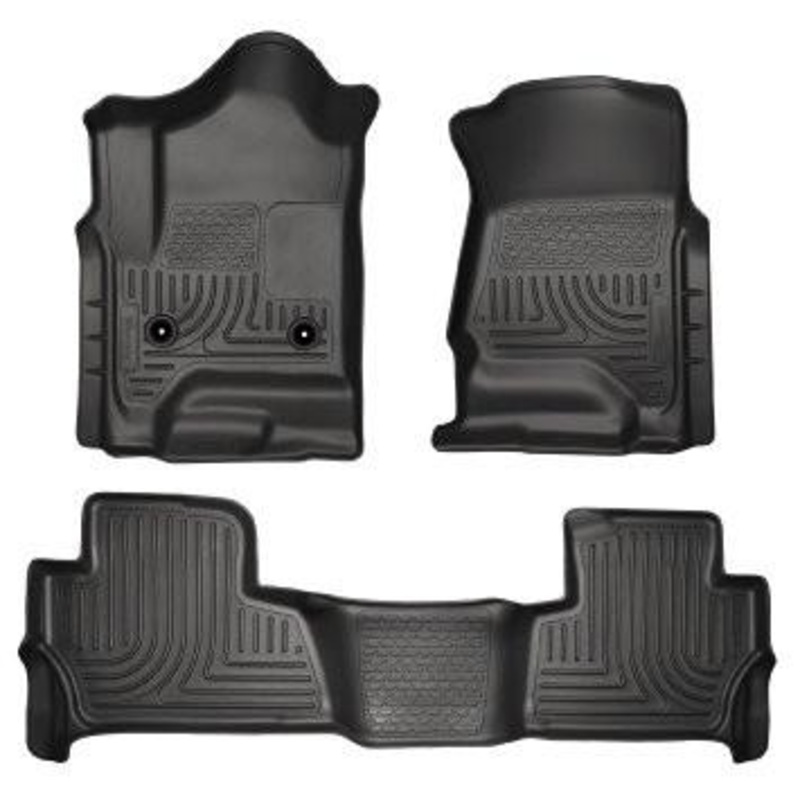 2015 Chevy/GMC Tahoe/Yukon WeatherBeater Combo Black Floor Liners by Husky Liners (99201)