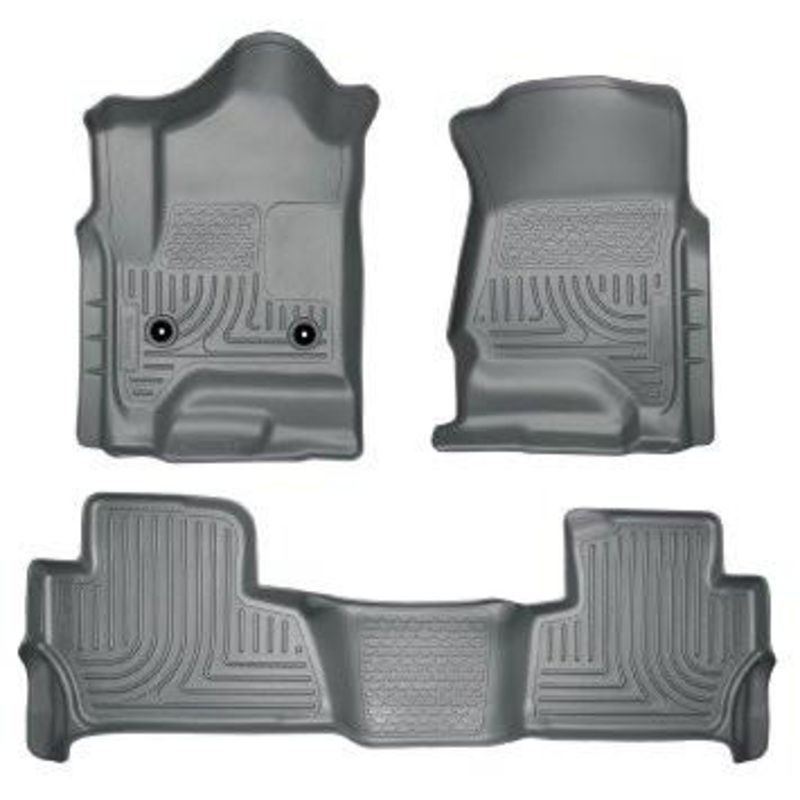 2015 Chevy/GMC Tahoe/Yukon WeatherBeater Combo Grey Floor Liners by Husky Liners (99202)