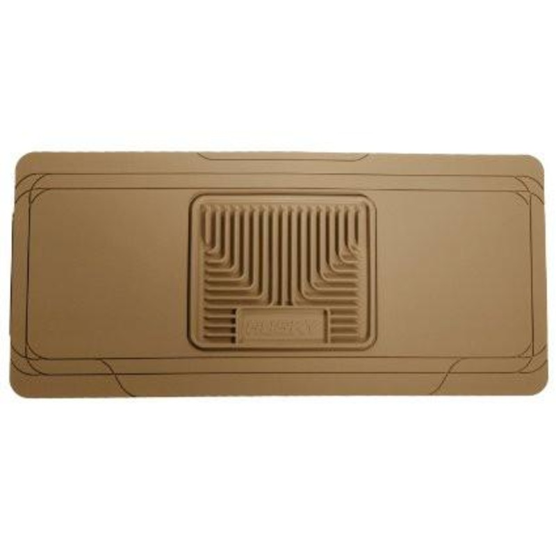 Universal Classic Style Center Hump Tan Floor Mat (w/o Shifter Console) by Husky Liners (53003)