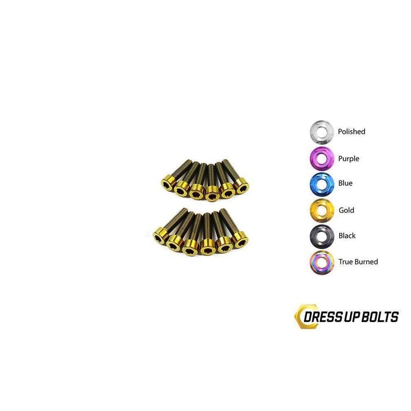 Dress Up Bolts Titanium Coil Pack Cover Kit | Nissan RB25 (NIS-054-Ti)