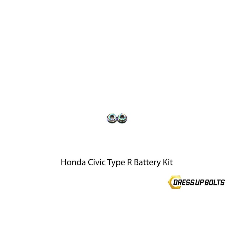 Dress Up Bolts Titanium Dress Up Bolt Battery Kit | 2017-2021 Honda Civic Type-R (HON-040)