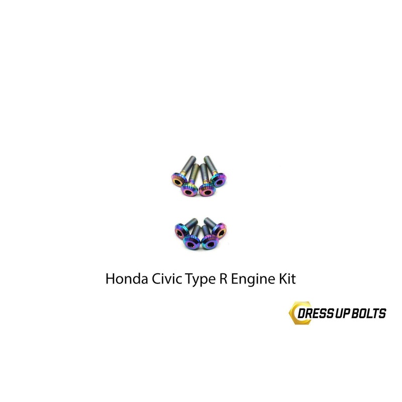 Dress Up Bolts Titanium Dress Up Bolt Engine Kit | 2017-2021 Honda Civic Type-R (HON-037)