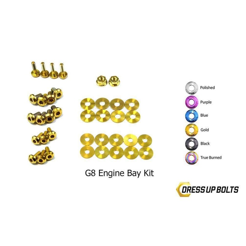 Dress Up Bolts Titanium Engine Bay Kit | 2008-2009 Pontiac G8 (PON-003-Ti)