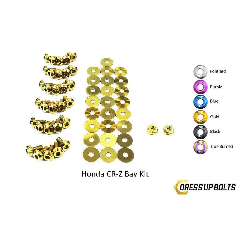 Dress Up Bolts Titanium Engine Bay Kit | 2011-2015 Honda CRZ (HON-029-Ti)