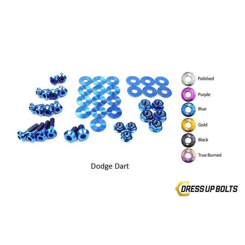 Dress Up Bolts Titanium Engine Bay Kit | 2013-2016 Dodge Dart (DOD-002-Ti)