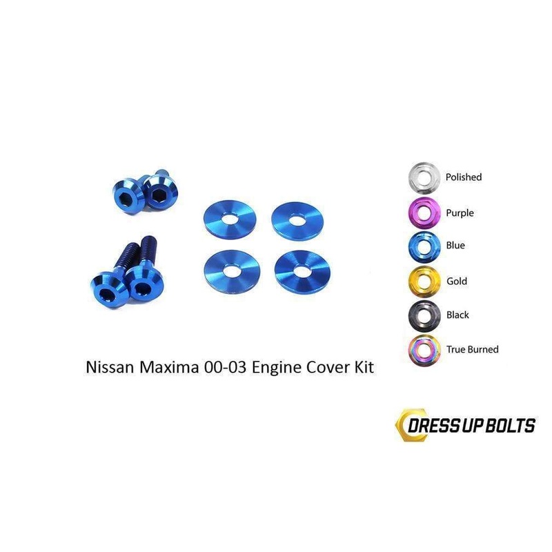 Dress Up Bolts Titanium Engine Cover Kit | 2000-2003 Nissan Maxima (NIS-048-Ti)
