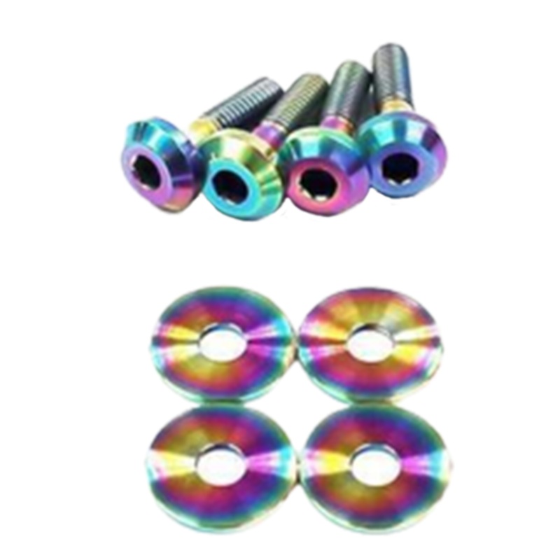 Dress Up Bolts Titanium Engine Cover Kit | 2007-2019 Nissan R35 GT-R (NIS-039-Ti)