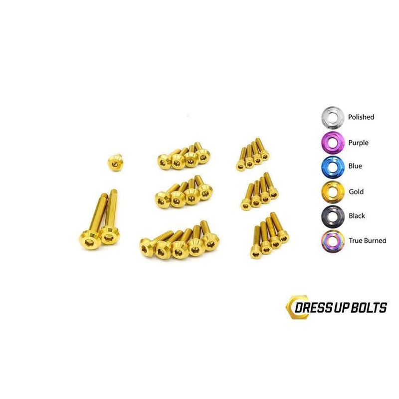 Dress Up Bolts Titanium Engine Cover Kit | Nissan RB25 (NIS-052-Ti)
