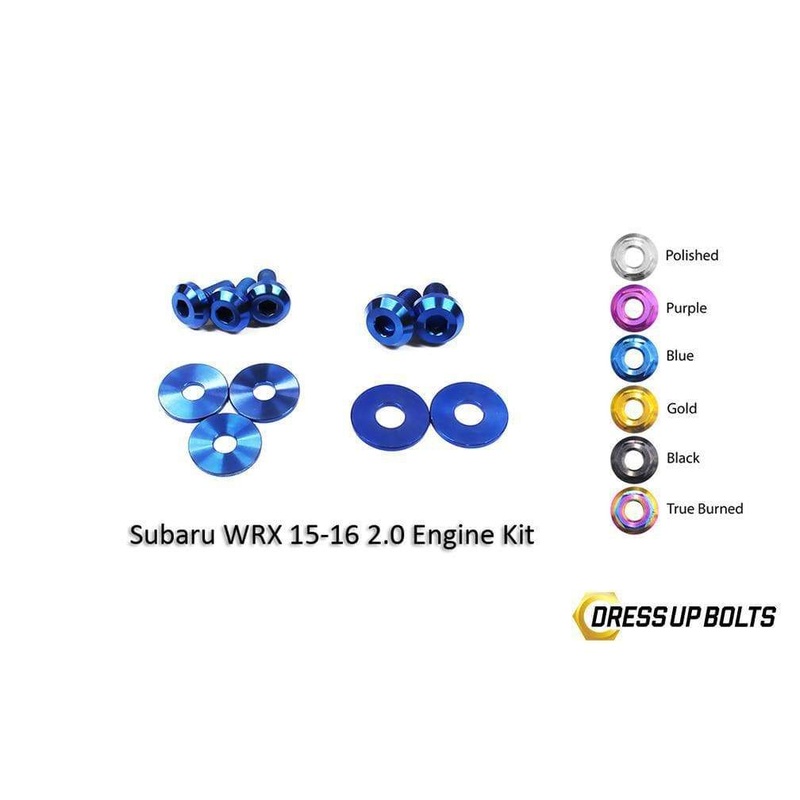 Dress Up Bolts Titanium Engine Kit | 2015-2019 Subaru WRX (SUB-010-Ti)