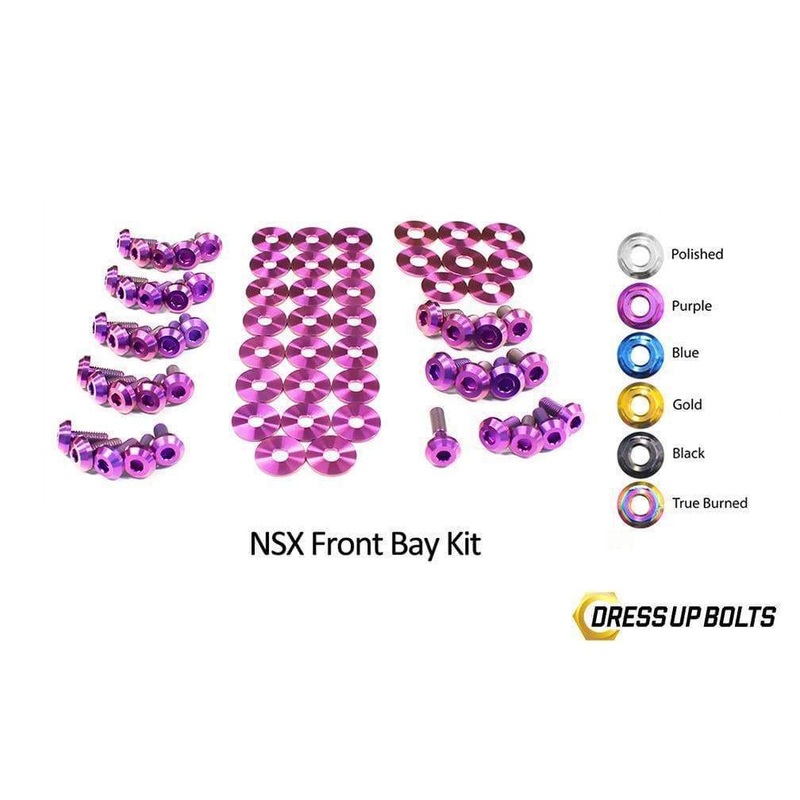 Dress Up Bolts Titanium Front Bay Kit | 1990-2005 Acura NSX (HON-033-Ti)