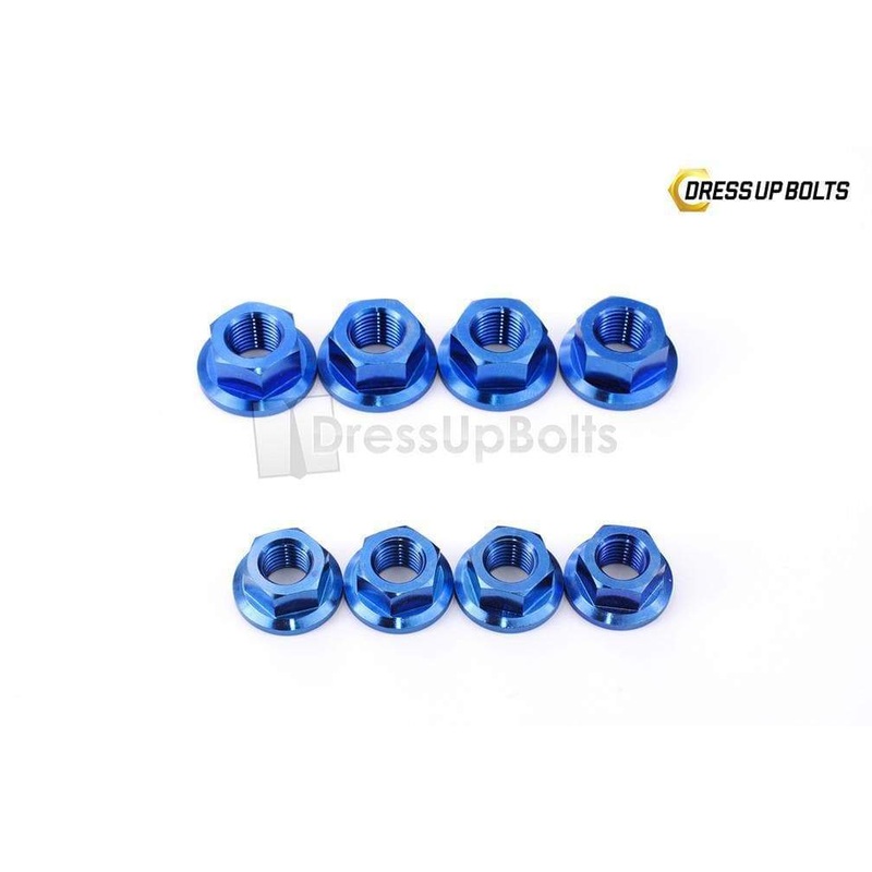 Dress Up Bolts Titanium Strut Tower Kit | 1989-1993 Acura Integra DA (HON-023-Ti)