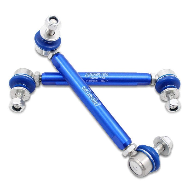 SuperPro Adjustable Front Sway Bar Link Kit | Multiple Fitments (TRC12160)