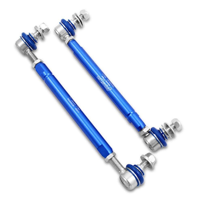 SuperPro Front Sway Bar Link Kit - Heavy Duty Adjustable | 2001-2007 Mercedes-Benz C-Class S203/W203 (TRC12200)