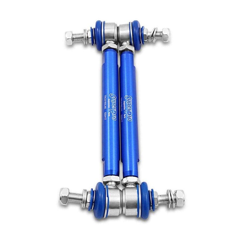 SuperPro Front Sway Bar Link Kit - Heavy Duty Adjustable | 2005-2011 Honda Civic FD/FA (TRC10160)